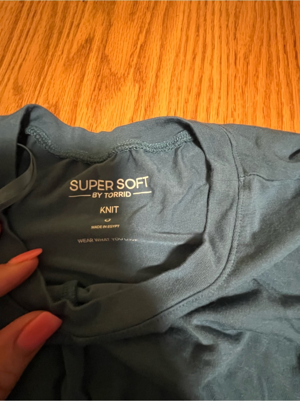 Torrid Dress 0 Super Soft Stretch Jersey Knit Plus Size 0 Teal Side Pockets - Picture 7 of 9